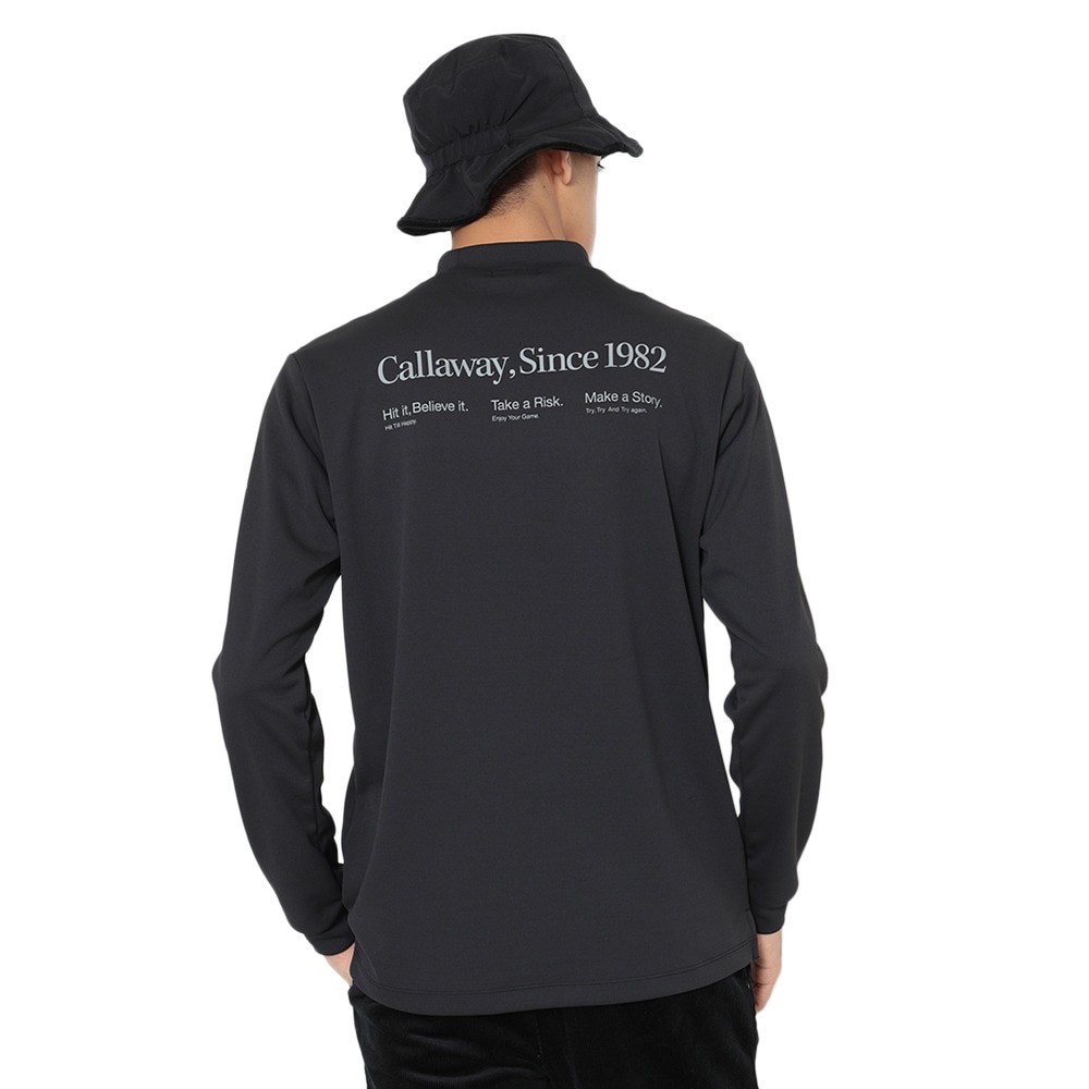キャロウェイ（CALLAWAY）（メンズ）ゴルフウェア タックリバー長袖モックネックシャツ C25233104-1010