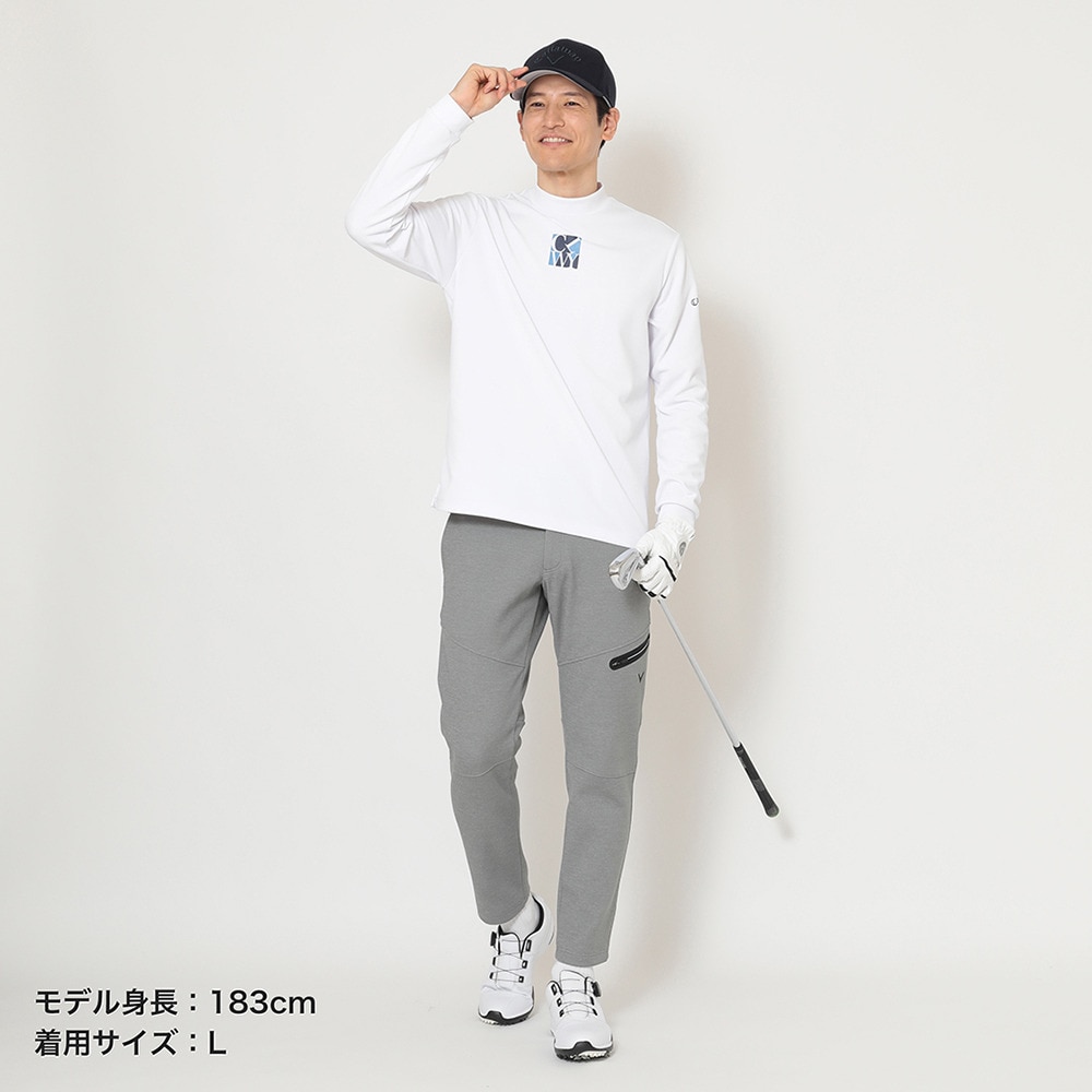 キャロウェイ（CALLAWAY）（メンズ）ゴルフウェア タックリバー長袖モックネックシャツ C25233104-1030
