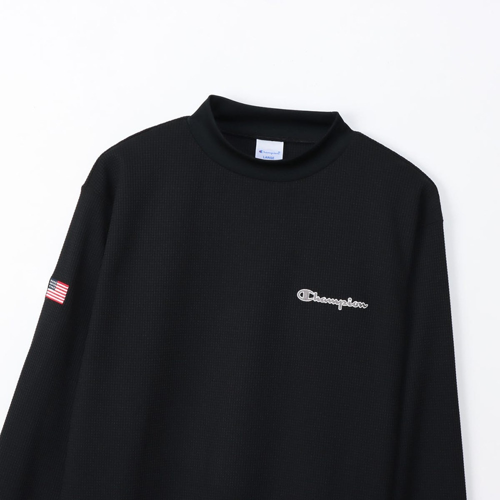 チャンピオン（CHAMPION）（メンズ）ゴルフウェア モックネックシャツ C3-CG404 090