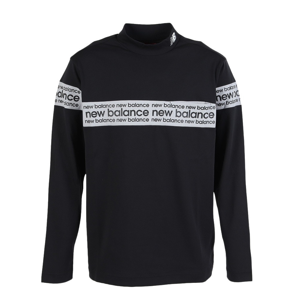 ニューバランス（new balance）（メンズ）ゴルフウェア 長袖 モックネック プルオーバー 012-5267002-010