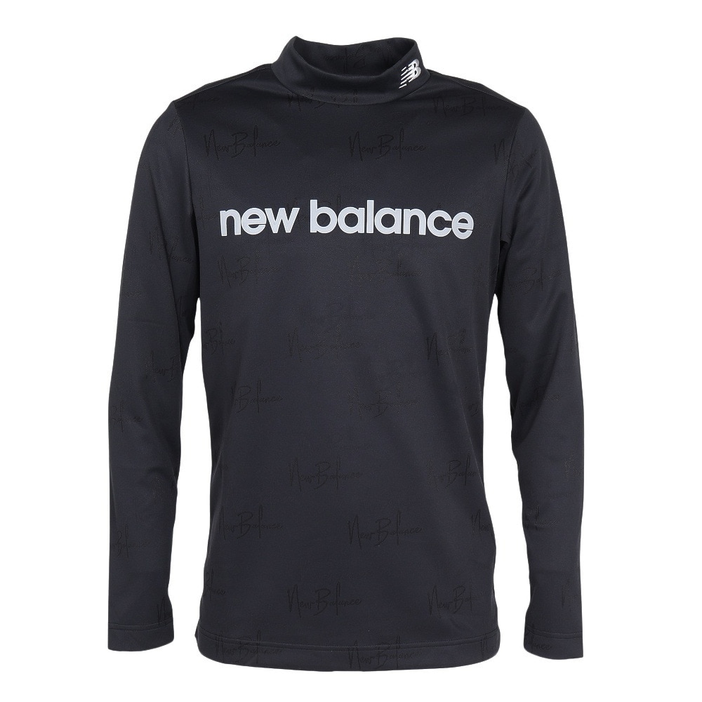ニューバランス（new balance）（メンズ）ゴルフウェア 長袖 モックネック プルオーバー 012-5267003-010