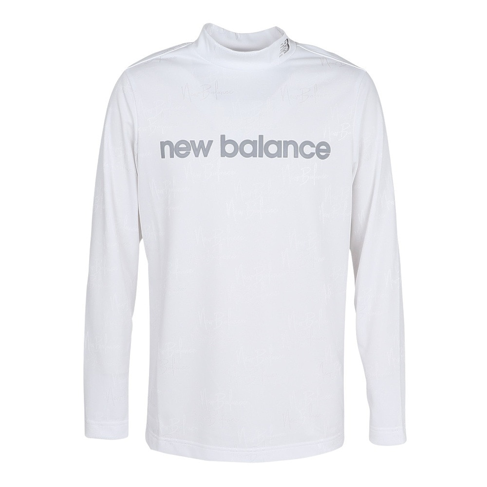 ニューバランス（new balance）（メンズ）ゴルフウェア 長袖 モックネック プルオーバー 012-5267003-030