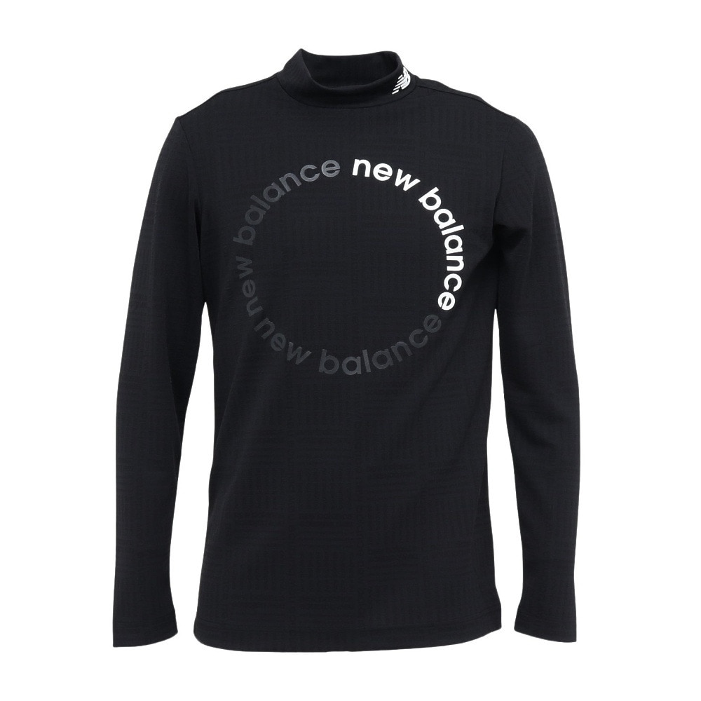 ニューバランス（new balance）（メンズ）ゴルフウェア 長袖 モックネック プルオーバー 012-5267009-010