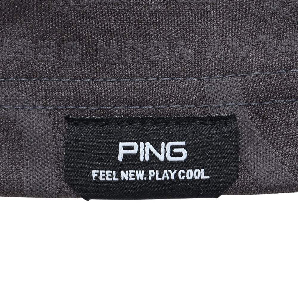 ピン（PING）（メンズ）ゴルフウェア ロゴジャカード 長袖ハイネックシャツ 621-5266900-020