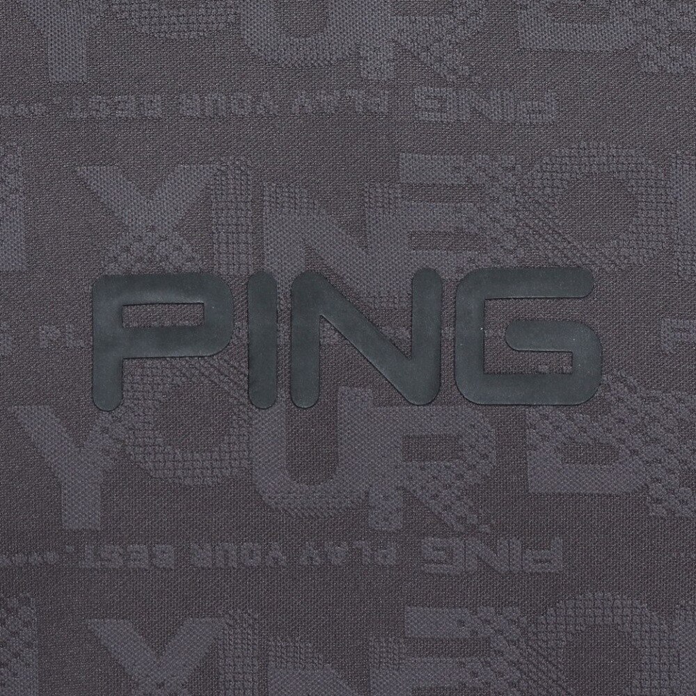 ピン（PING）（メンズ）ゴルフウェア ロゴジャカード 長袖ハイネックシャツ 621-5266900-020
