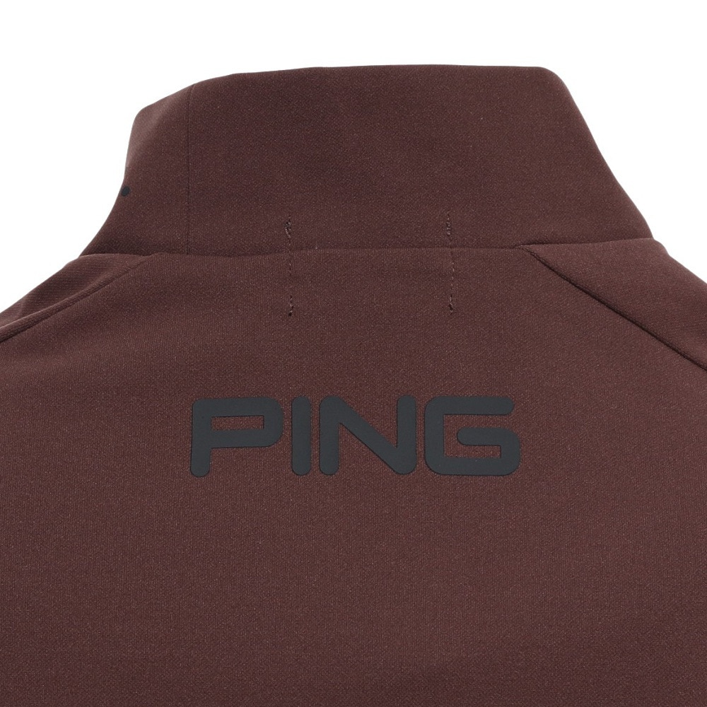 ピン（PING）（メンズ）ゴルフウェア 長袖 サーモソーラ― ハイネックシャツ 621-5266902-050