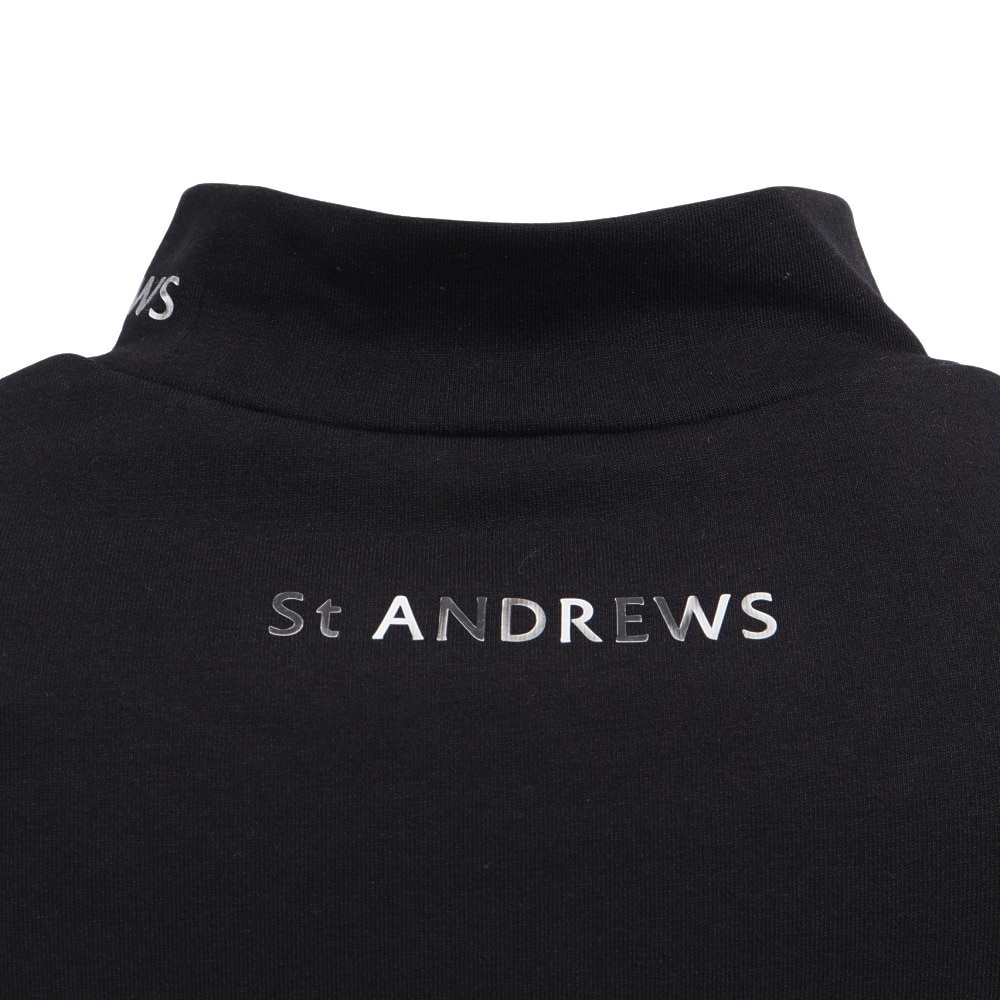 セントアンドリュース（ST.ANDREWS）（メンズ）ゴルフウェア ベア天竺 長袖 ハイネックカットソー 042-5266951-010