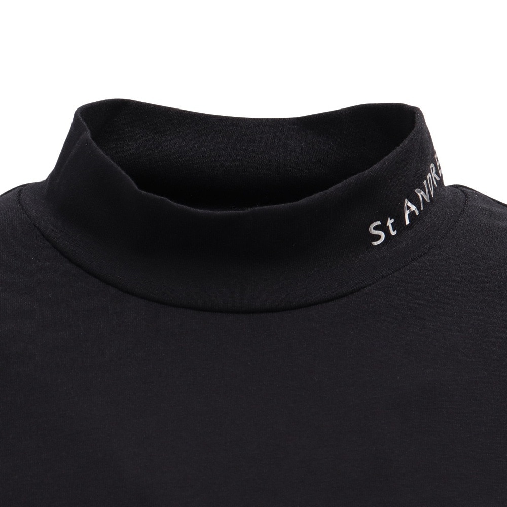 セントアンドリュース（ST.ANDREWS）（メンズ）ゴルフウェア ベア天竺 長袖 ハイネックカットソー 042-5266951-010