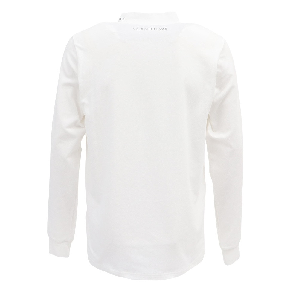 セントアンドリュース（ST.ANDREWS）（メンズ）ゴルフウェア ベア天竺 長袖 ハイネックカットソー 042-5266951-030