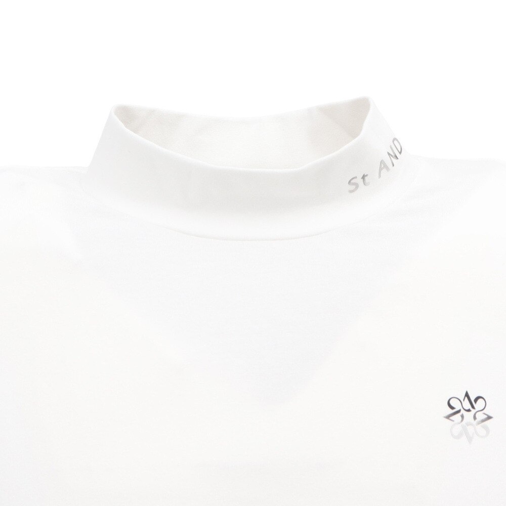 セントアンドリュース（ST.ANDREWS）（メンズ）ゴルフウェア ベア天竺 長袖 ハイネックカットソー 042-5266951-030