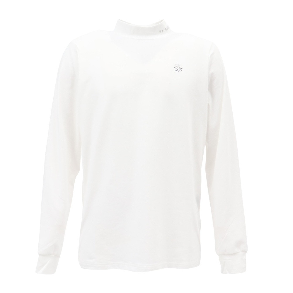 セントアンドリュース（ST.ANDREWS）（メンズ）ゴルフウェア ベア天竺 長袖 ハイネックカットソー 042-5266951-030