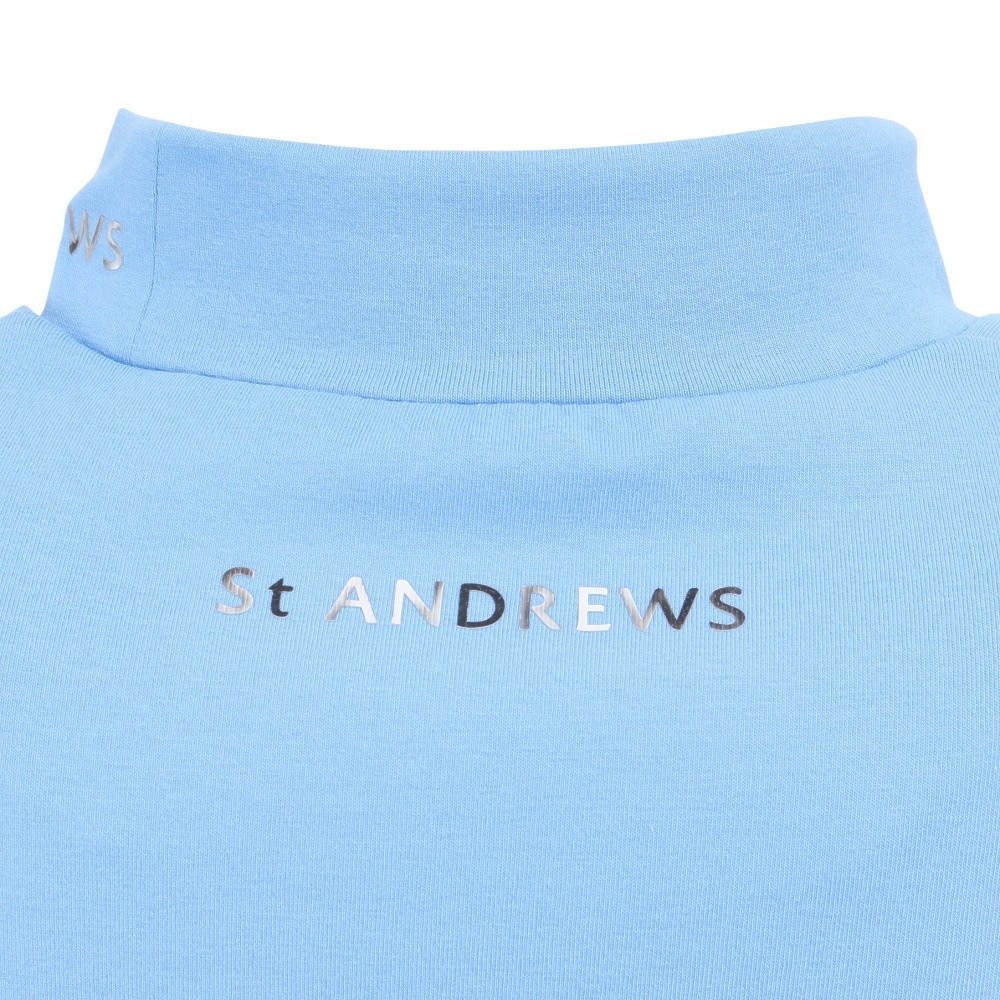 セントアンドリュース（ST.ANDREWS）（メンズ）ゴルフウェア ベア天竺 長袖 ハイネックカットソー 042-5266951-110