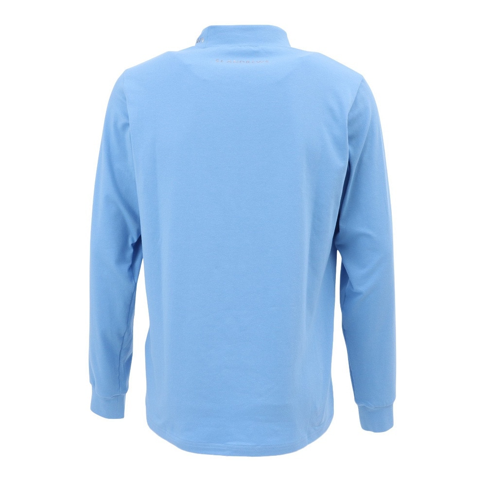 セントアンドリュース（ST.ANDREWS）（メンズ）ゴルフウェア ベア天竺 長袖 ハイネックカットソー 042-5266951-110