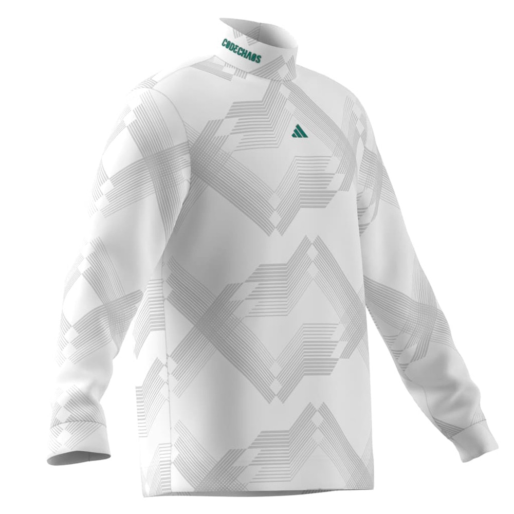 アディダス（adidas）（メンズ）ゴルフウェア コードカオス モックネック 長袖シャツ UV660-KF8985W