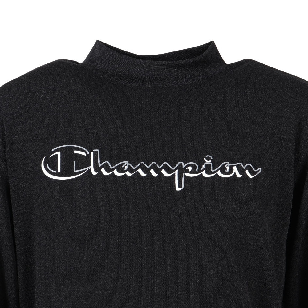 チャンピオン（CHAMPION）（メンズ）ゴルフウェア モックネック シャツ C3-CG402 090