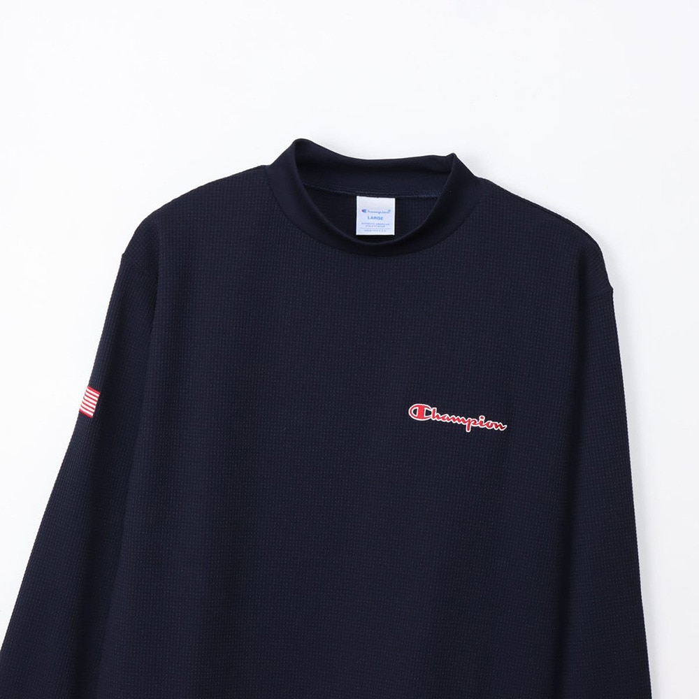 チャンピオン（CHAMPION）（メンズ）ゴルフウェア モックネックシャツ C3-CG404 370