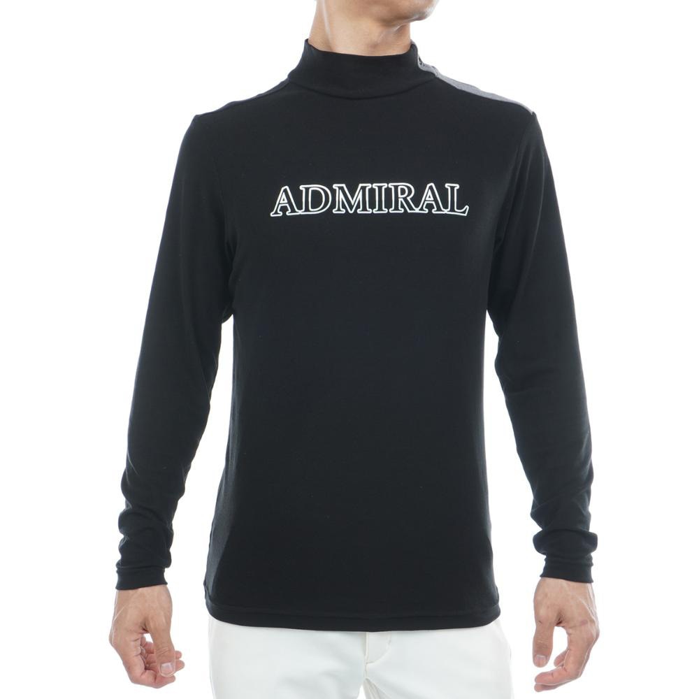 アドミラル ゴルフ（Admiral GOLF）（メンズ）ゴルフウェア 発熱 スエード起毛 ハイネックシャツ 長袖 ADMA575-BLK