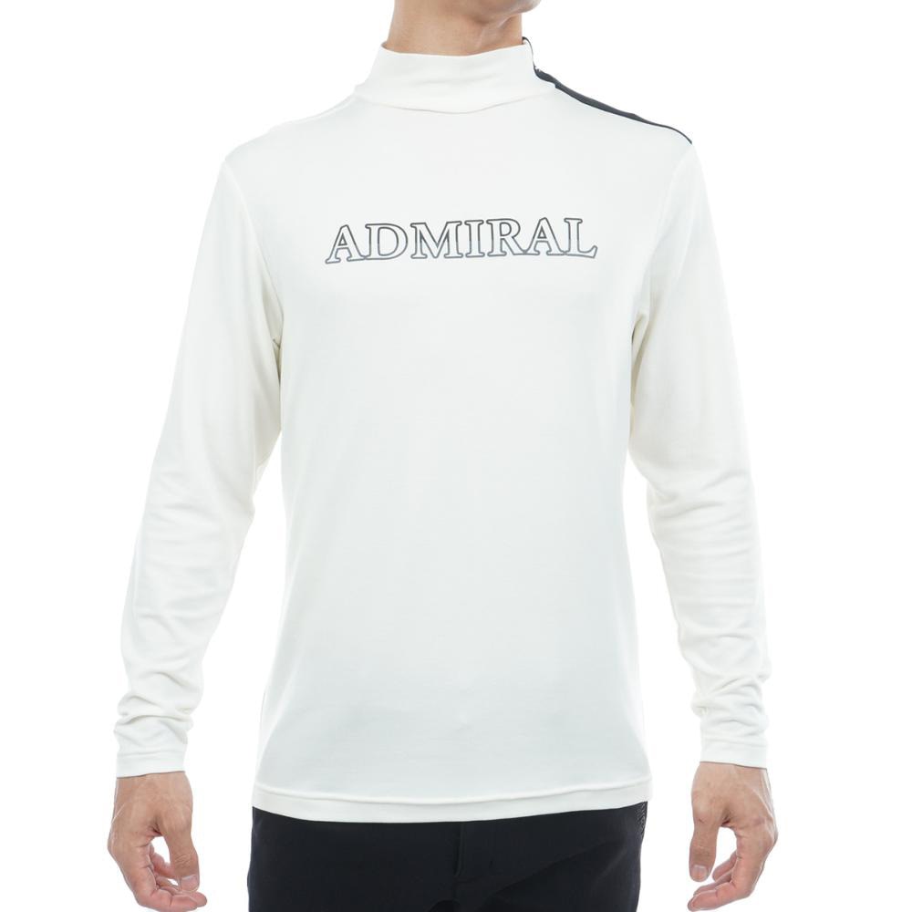 アドミラル ゴルフ（Admiral GOLF）（メンズ）ゴルフウェア 発熱 スエード起毛 ハイネックシャツ 長袖 ADMA575-WHT