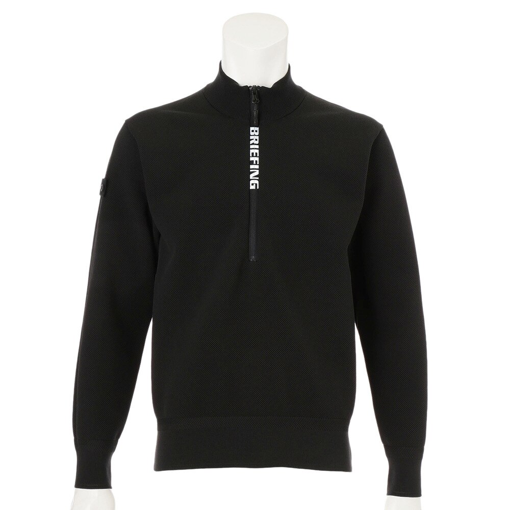 ブリーフィング(BRIEFING)ゴルフウェア 長袖 MS WR ニット ハーフジップトップ BRG253M31-010(Me… ブリーフィング（BRIEFING）（メンズ）ゴルフウェア 長袖 MS WR ニット