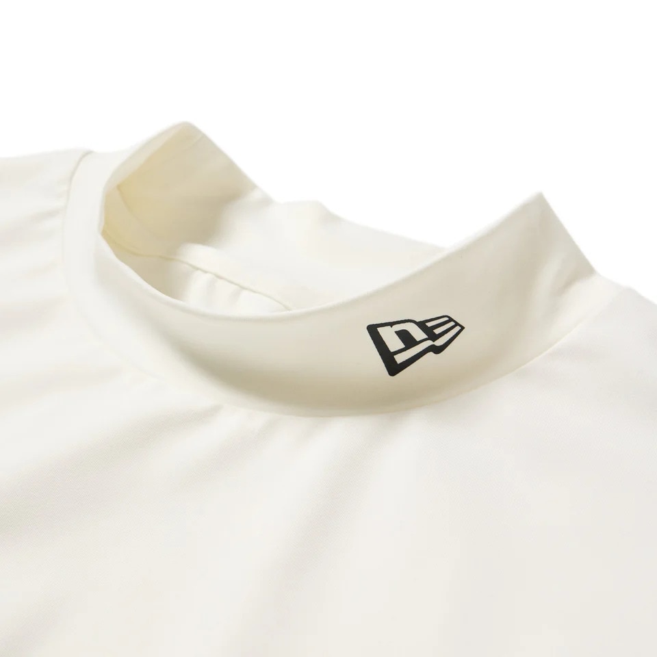 ニューエラ（NEW ERA）（メンズ、レディース）ゴルフウェア 長袖 ミッドネック ベアTシャツ NEW ERA NEW YORK ホワイト 14669861