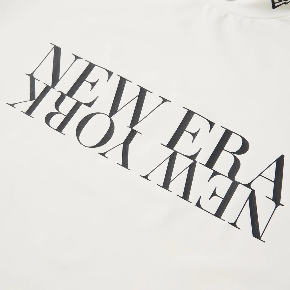 ニューエラ（NEW ERA）（メンズ、レディース）ゴルフウェア 長袖 ミッドネック ベアTシャツ NEW ERA NEW YORK ホワイト 14669861