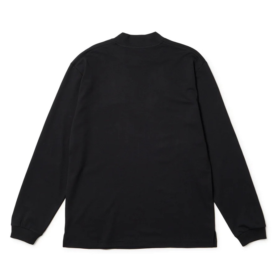 ニューエラ（NEW ERA）（メンズ、レディース）ゴルフウェア 長袖 ミッドネック パフォーマンス Tシャツ Neon Logo ブラック 14669860