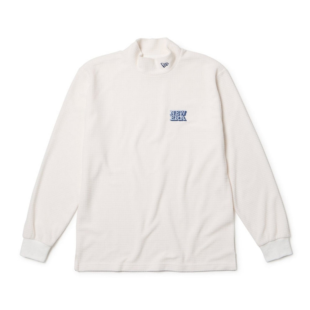 ニューエラ（NEW ERA）（メンズ、レディース）ゴルフウェア 長袖 ハイネック グリッドフリース Tシャツ 14669871