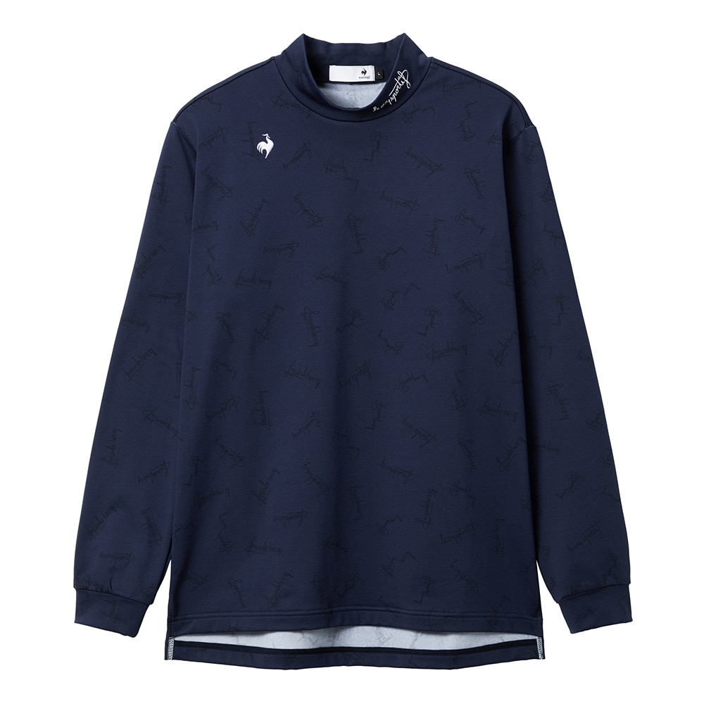 ルコックスポルティフ(lecoqsportif)ゴルフウェア 吸汗 裏起毛 シーズン柄 長袖モックネックシャツ LG5FLS5… ルコックスポルティフ（lecoqsportif）（メンズ）ゴルフウェア 吸汗 裏
