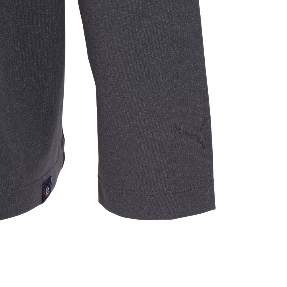 プーマ（PUMA）（メンズ）ゴルフウェア ジップ モックネック 長袖シャツ 694438-01