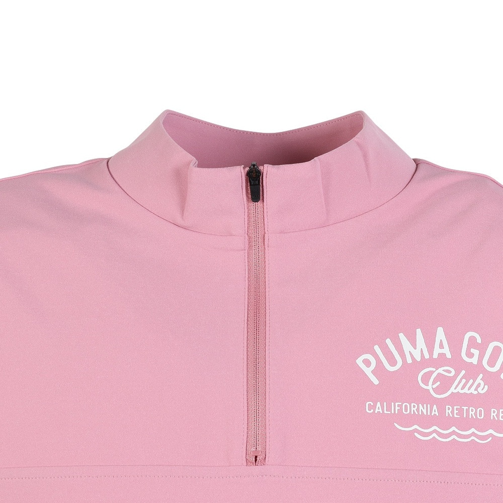 プーマ（PUMA）（メンズ）ゴルフウェア ジップ モックネック 長袖シャツ 694438-03