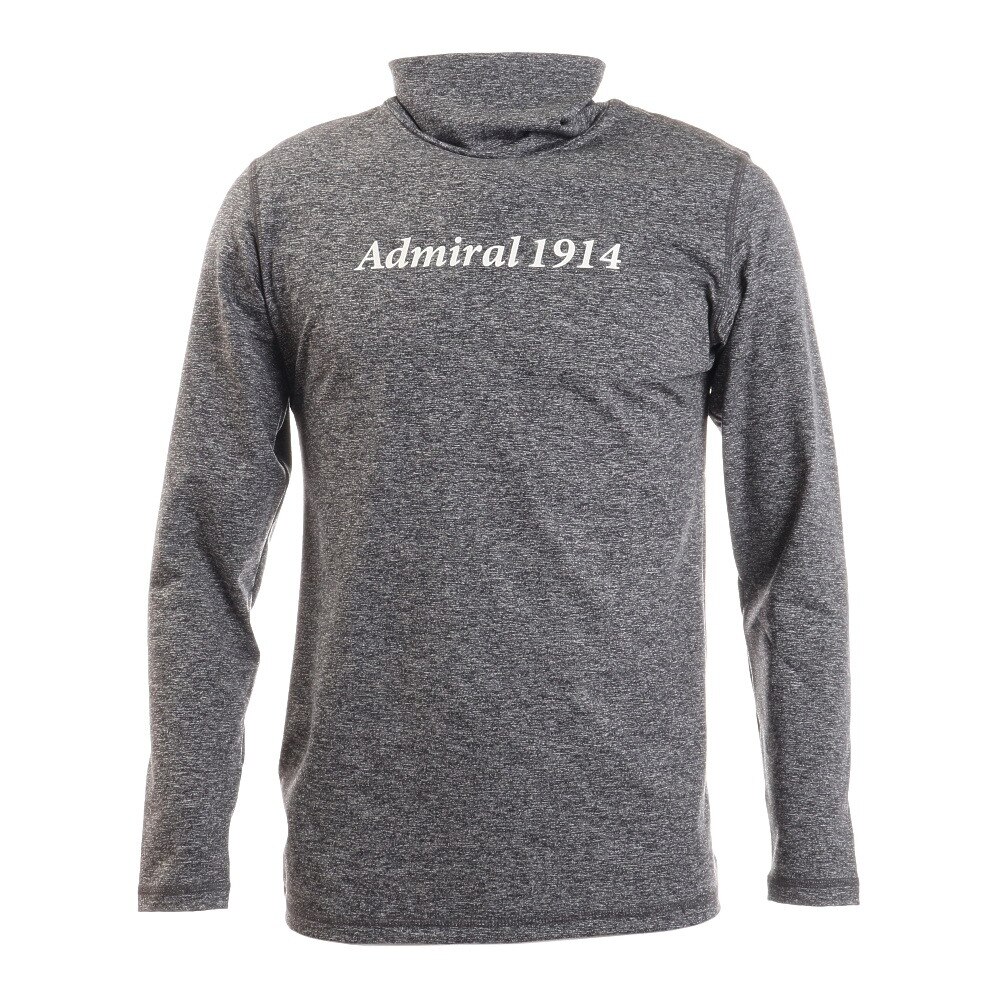 ゴルフウエア ハイネック メンズ 秋冬 杢ベアテン タートルネック Adma095 Gry アドミラル ヴィクトリア
