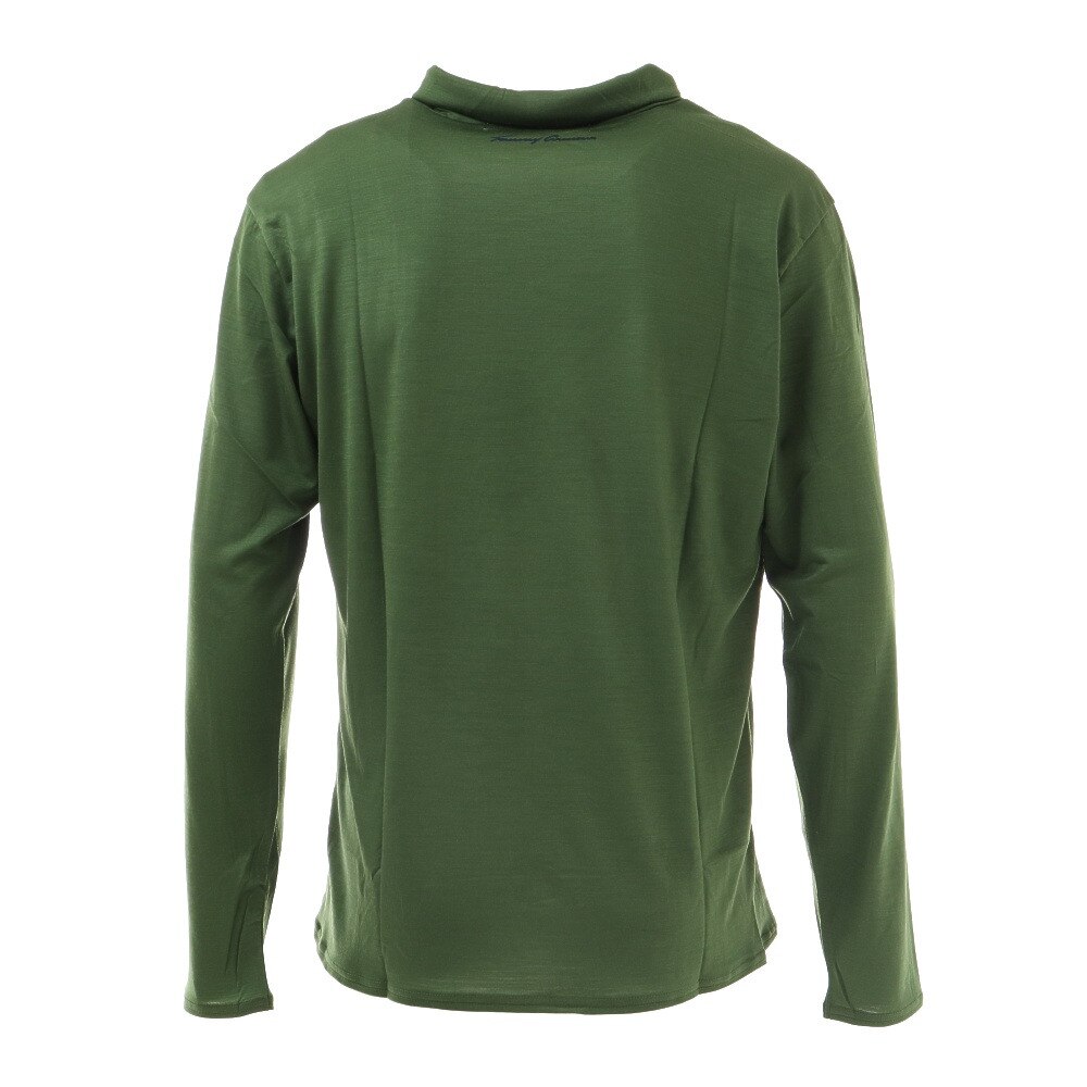 トミーアーマー（Tommy Armour）（メンズ）ゴルフウェア  REDA WOOL ロングスリーブシャツ 403TA1TRJ1481 KHK