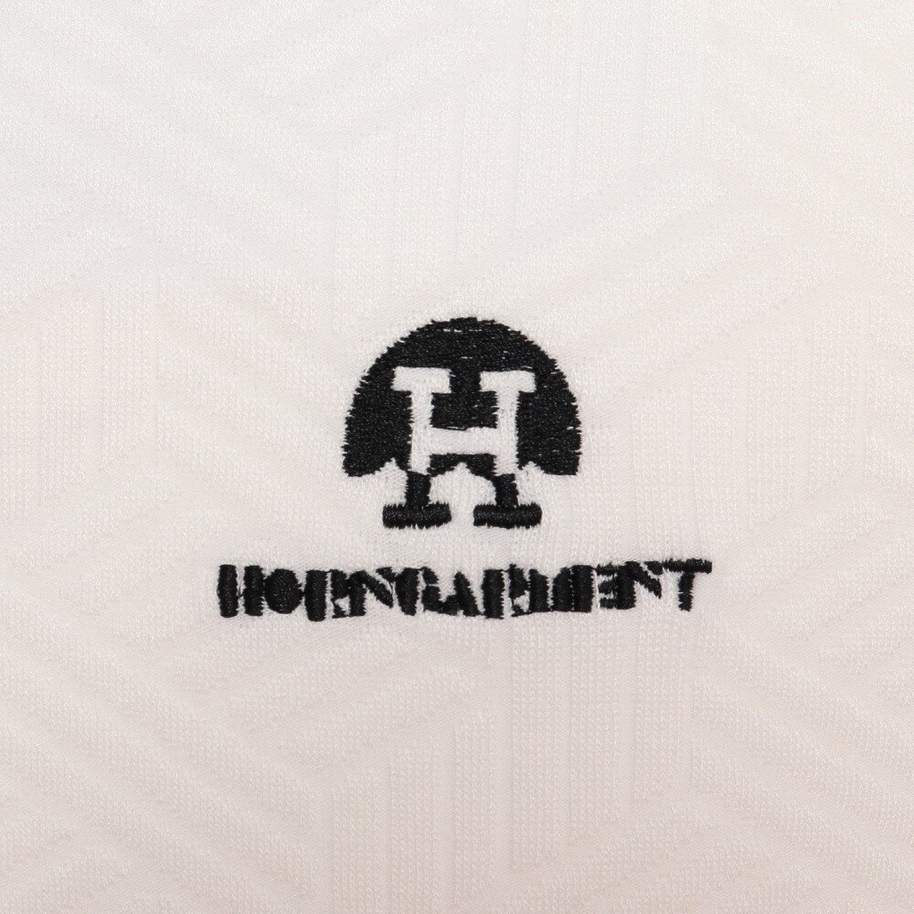 ホーンガーメント（HORN G.M.T）（メンズ）ゴルフウェア Dialogue Jaquard タートルトップ HCM-2C-AA05-OFF.WHITE