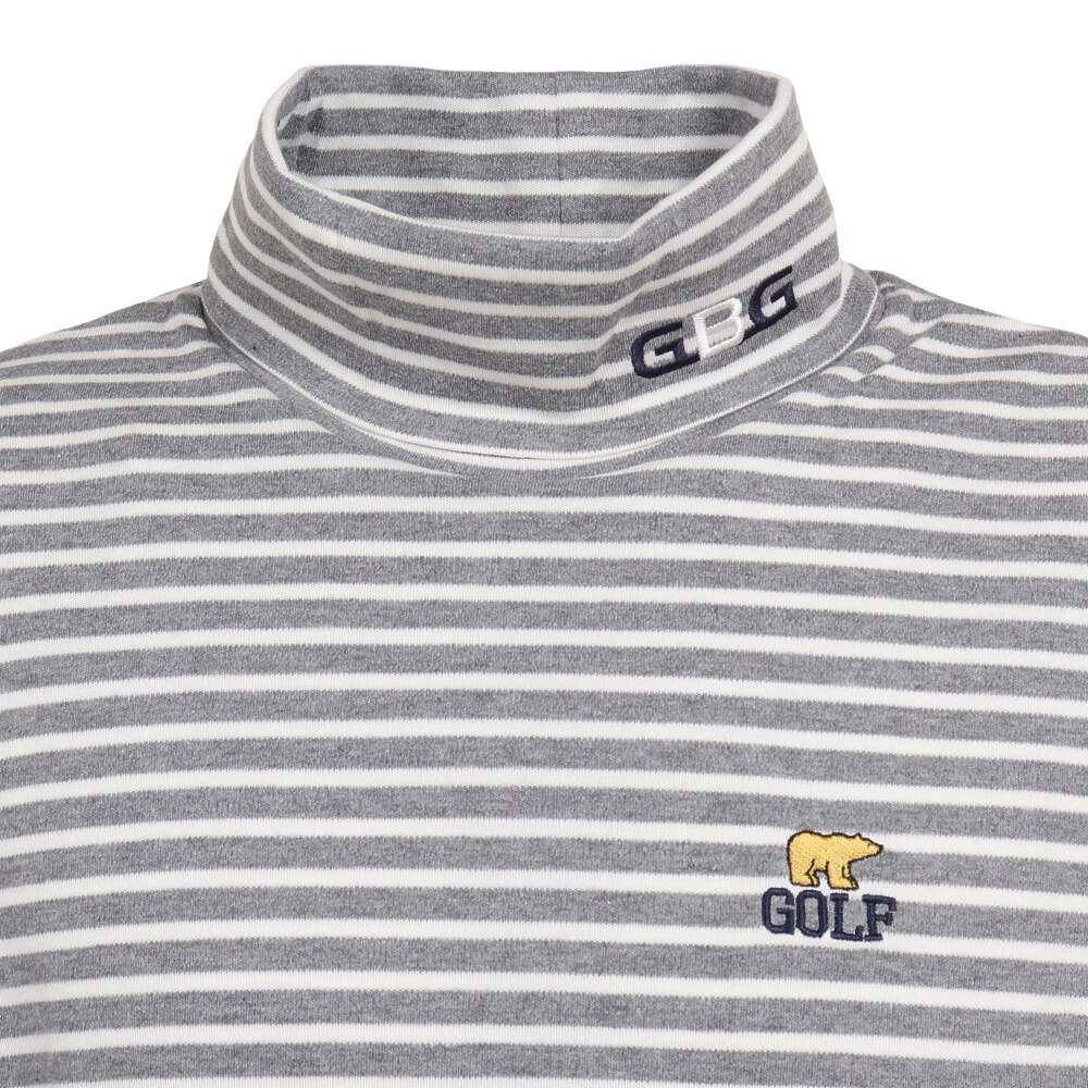GB GOLF（ゴールデンベア ゴルフ）（メンズ）ゴルフウェア 長袖 発熱 保温 軽い GBGタートルTシャツ 311HD443-C99