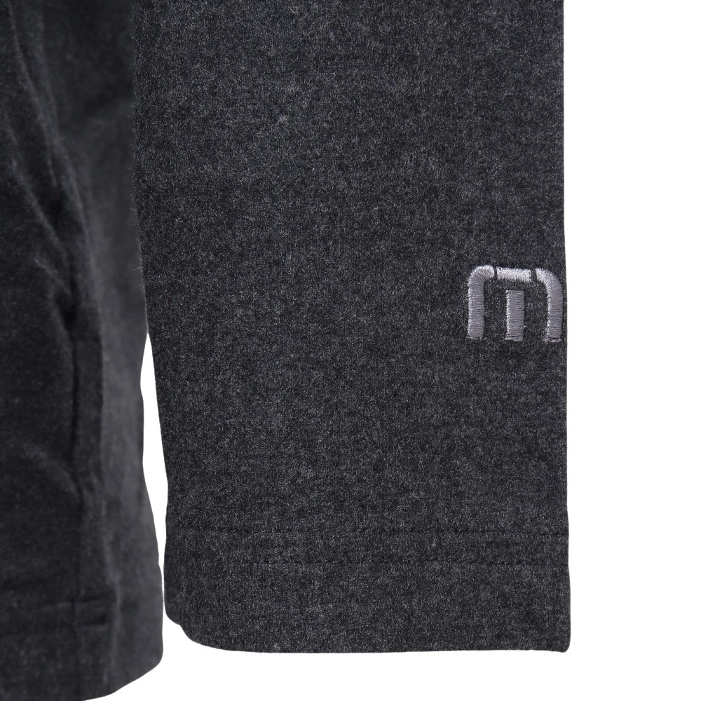 トラヴィスマシュー（Travis Mathew）（メンズ）ゴルフウェア 裏起毛 バイカラーオフ タートルネック長袖Tシャツ 7AI042-0BLK