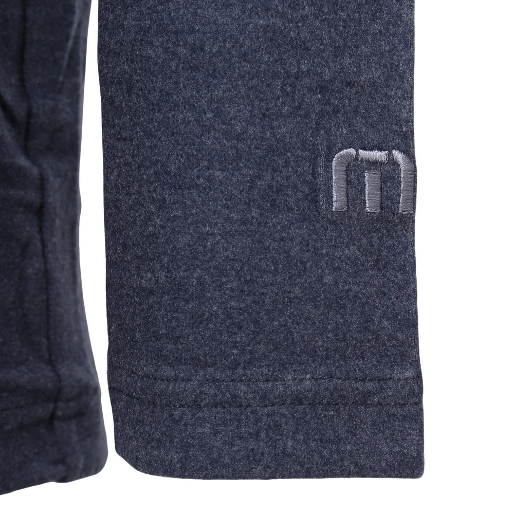 トラヴィスマシュー（Travis Mathew）（メンズ）ゴルフウェア 裏起毛 バイカラーオフ タートルネック長袖Tシャツ 7AI042-4NAV