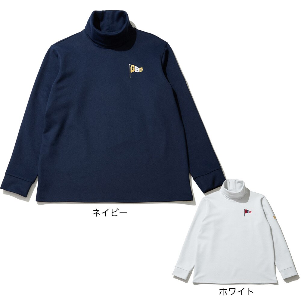 ゴールデンベア（GOLDEN BEAR）（メンズ）ゴルフウェア 保温 タートルネックTシャツ 311JD441-C10