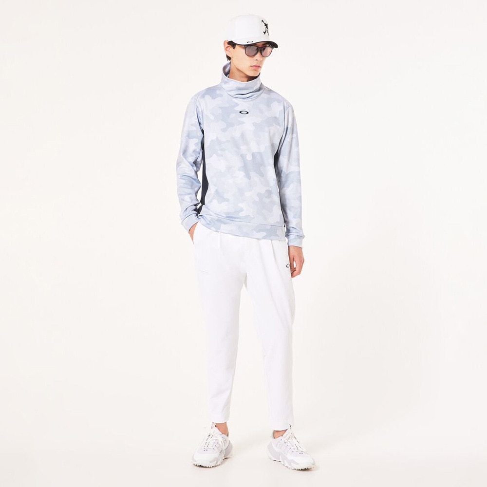 オークリー（OAKLEY）（メンズ）ゴルフウェア 長袖 裏起毛 INTRI カモ柄ハイネックシャツ FOA406964-186