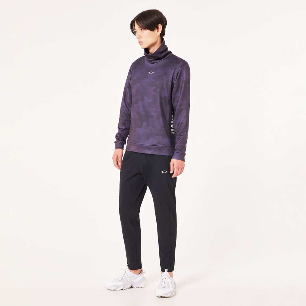 オークリー（OAKLEY）（メンズ）ゴルフウェア 裏起毛 吸汗速乾 INTRI カモ柄 ハイネックシャツ FOA406964-68M