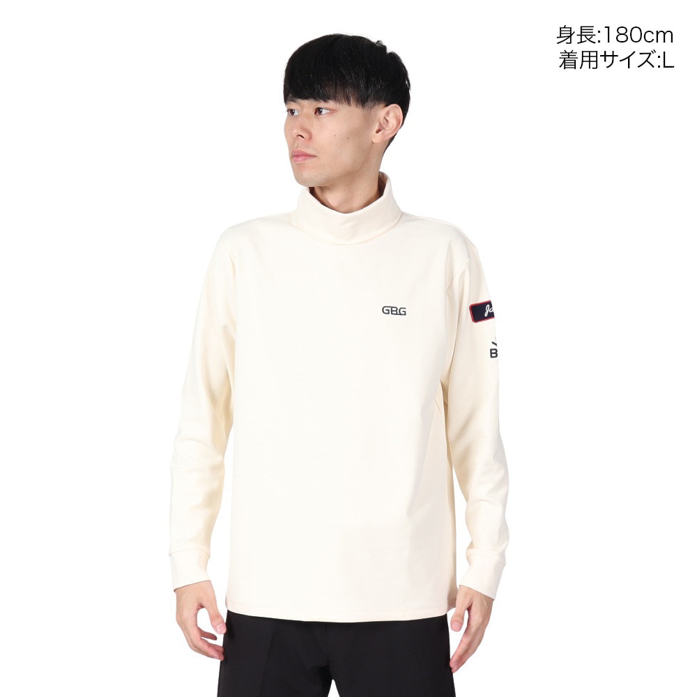 GB GOLF（ゴールデンベア ゴルフ）（メンズ）ゴルフウェア 発熱 タートルネック 長袖 Tシャツ 311QD442-C81
