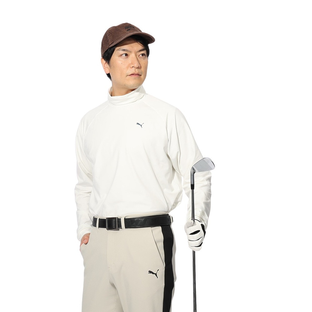 プーマ（PUMA）（メンズ）ゴルフウェア 裏起毛 バックプリント