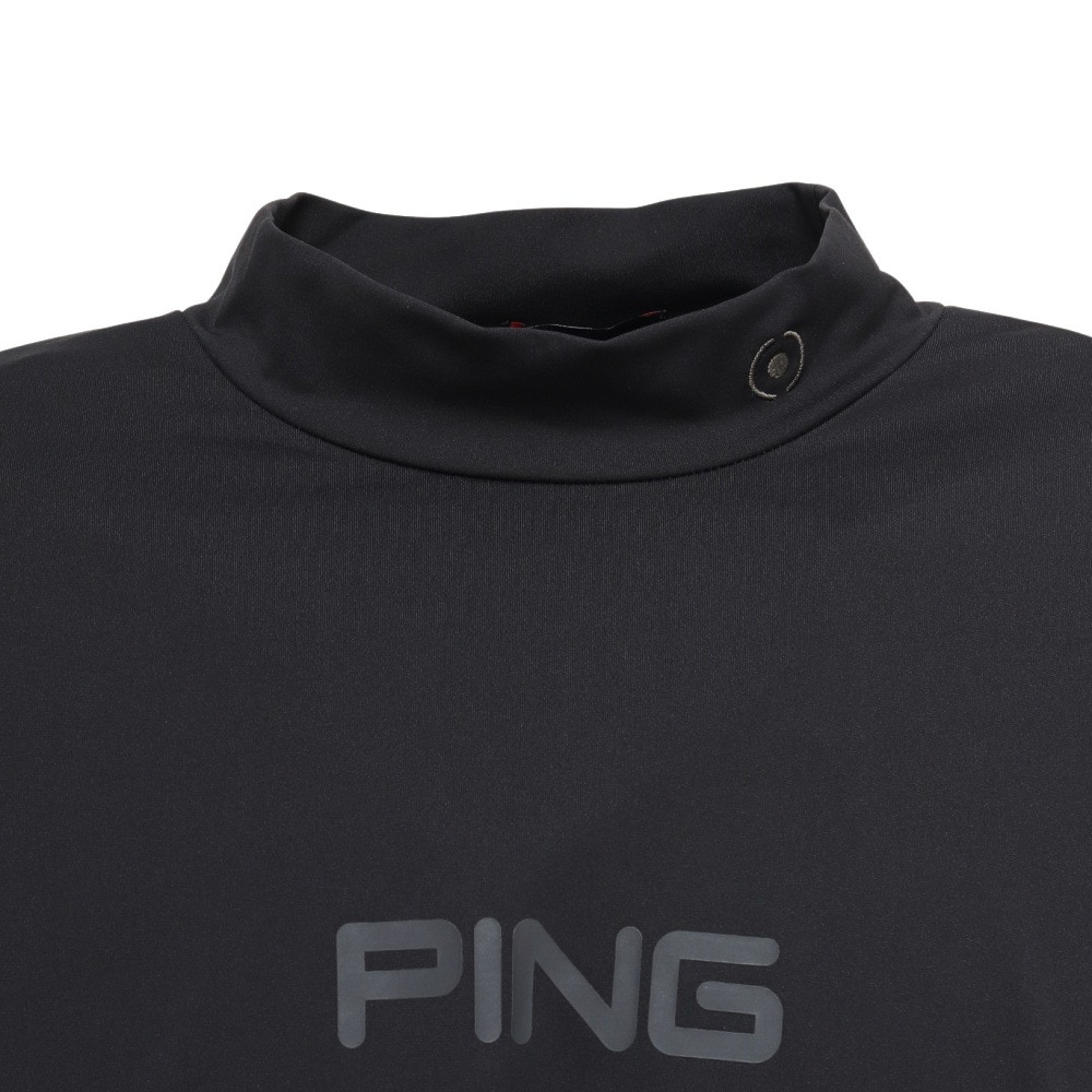 ピン（PING）（メンズ）ゴルフウェア トリコット ハイネックシャツ 621-5266001-010
