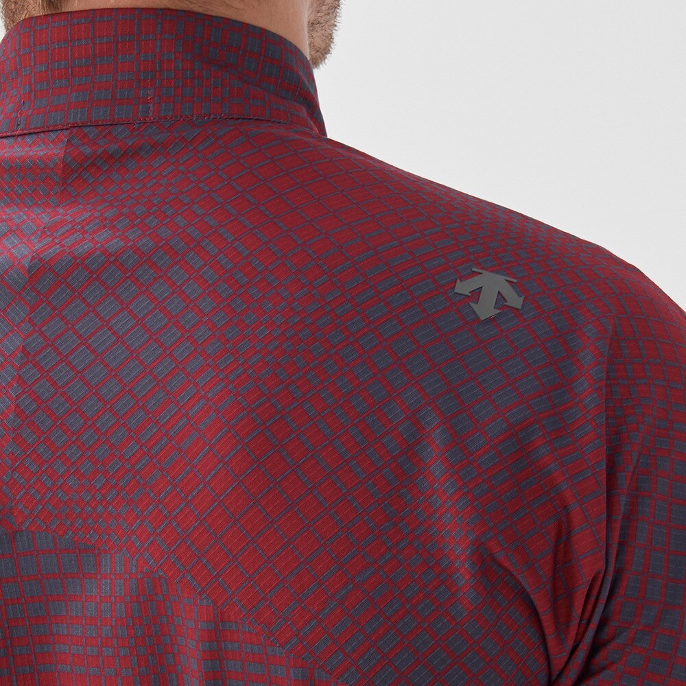 スリクソン（SRIXON）（メンズ）ゴルフウェア ストレッチ 長袖 グラフチェックプリント・プロスタイルロングスリーブシャツ RG4FLS03M WR00