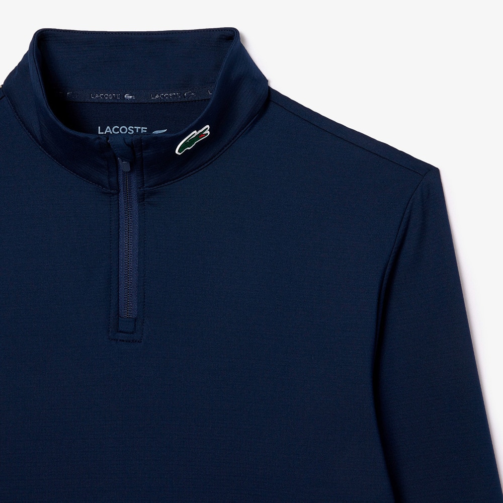 ラコステ（LACOSTE）（メンズ）ゴルフウェア ハイネックハーフジップウルトラドライジャージ SH7502-99423