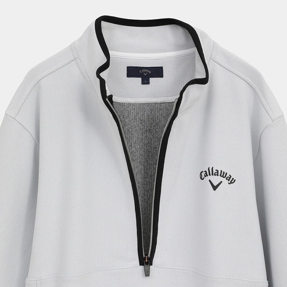 キャロウェイ（CALLAWAY）（メンズ）ゴルフウェア 長袖 裏起毛ハーフジップモックネックシャツ C25233109-1030