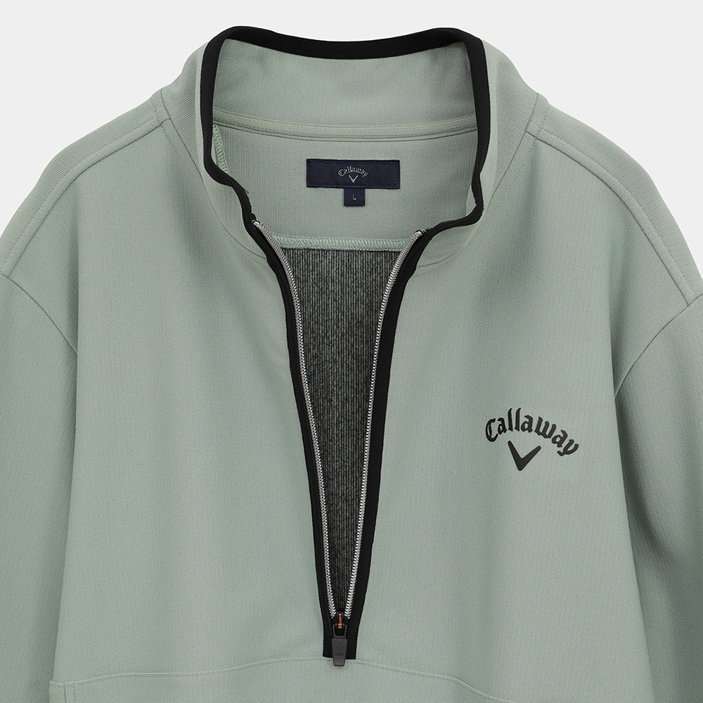 キャロウェイ（CALLAWAY）（メンズ）ゴルフウェア 長袖 裏起毛ハーフ