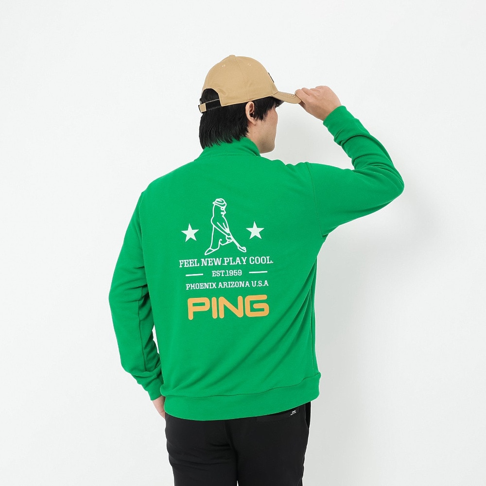 ピン（PING）（メンズ）ゴルフウェア 長袖 ドライミックス ベア