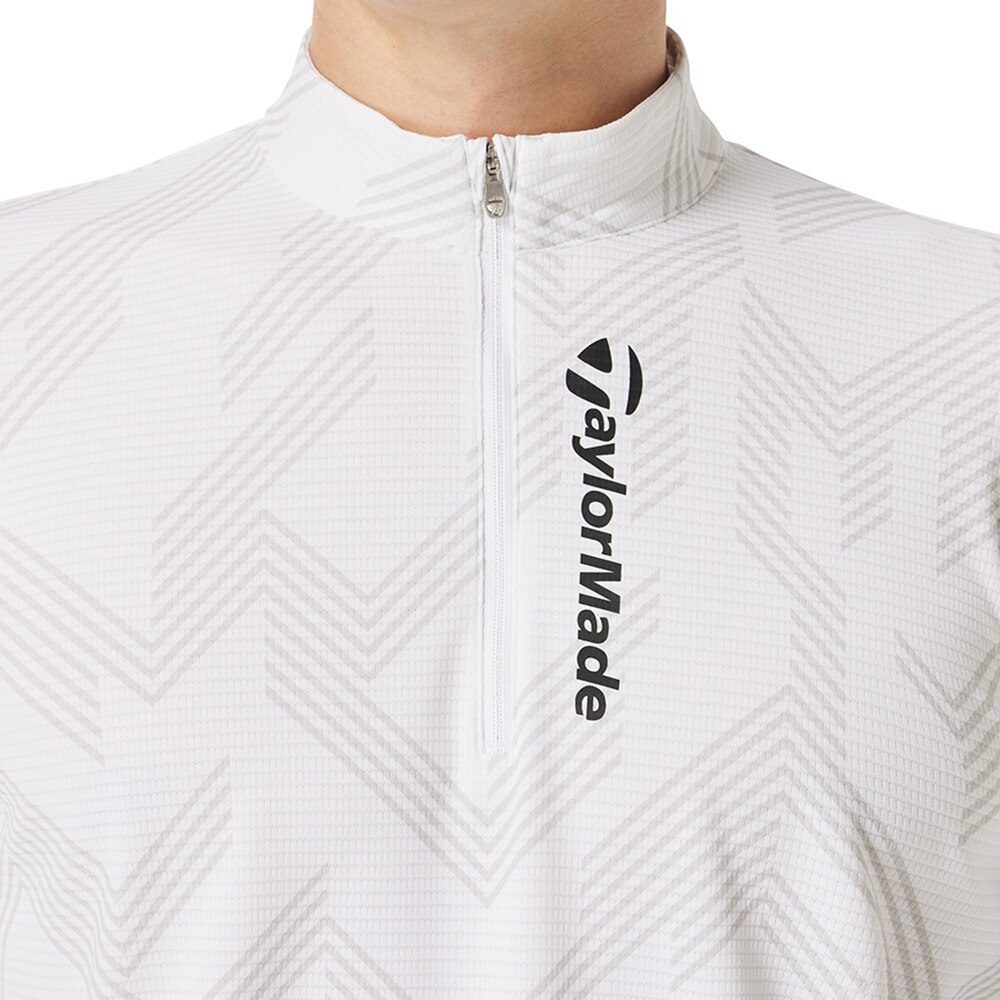 テーラーメイド（TAYLORMADE）（メンズ）ゴルフウェア Tコントロールグラフィック長袖ジップモック M20213-UN982