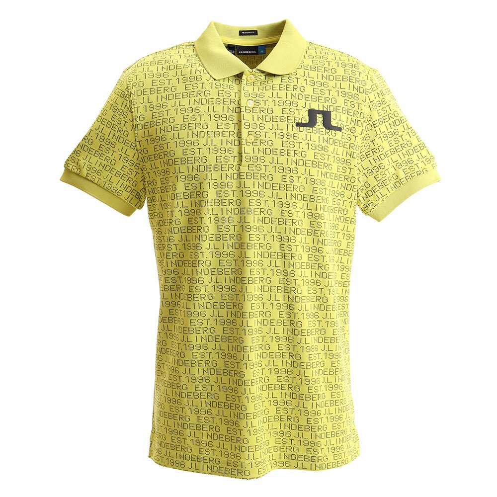 ゴルフウェア メンズ BIG BRIDGE JAQUARD 半袖ポロシャツ 071-29443-031