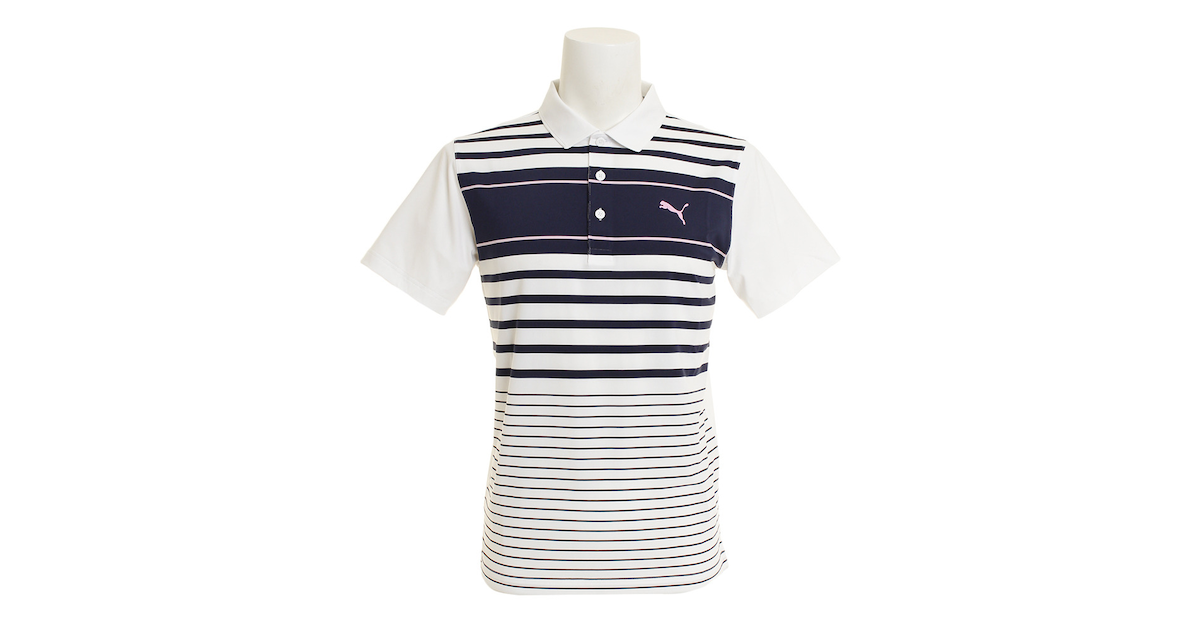 プーマ限定 ゴルフウェア メンズ スポットライト半袖ポロシャツ 03 プーマ ヴィクトリアゴルフ